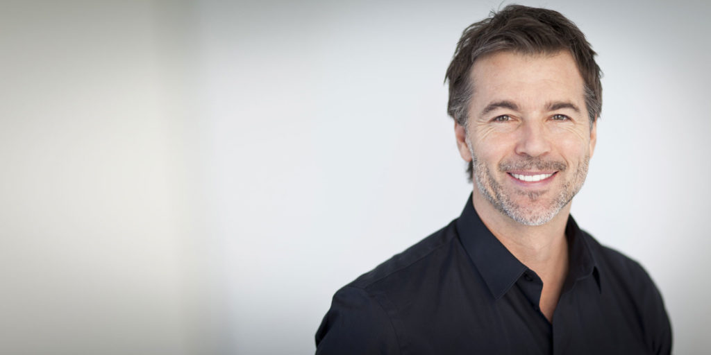 dental implants patient smiling